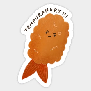 Tempura -angry Sticker